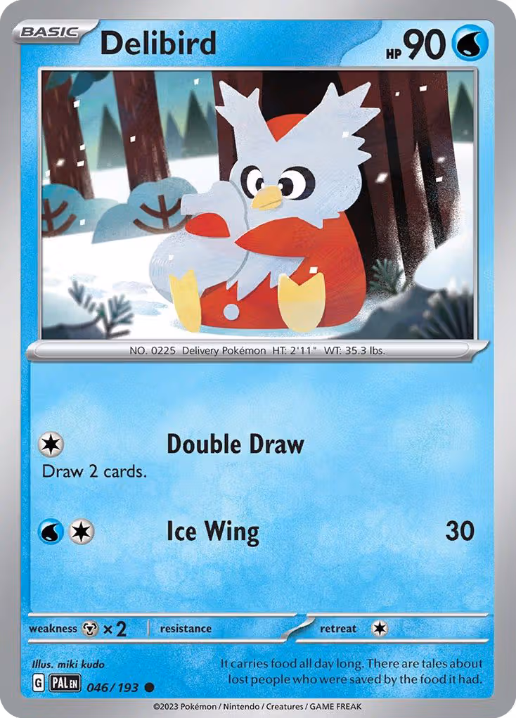 Delibird 46/193 Pokemon card