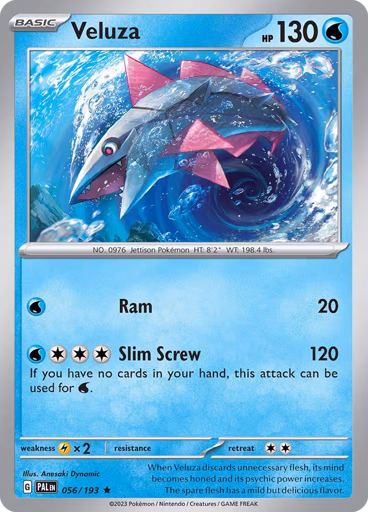 Veluza 56/193 Pokemon card