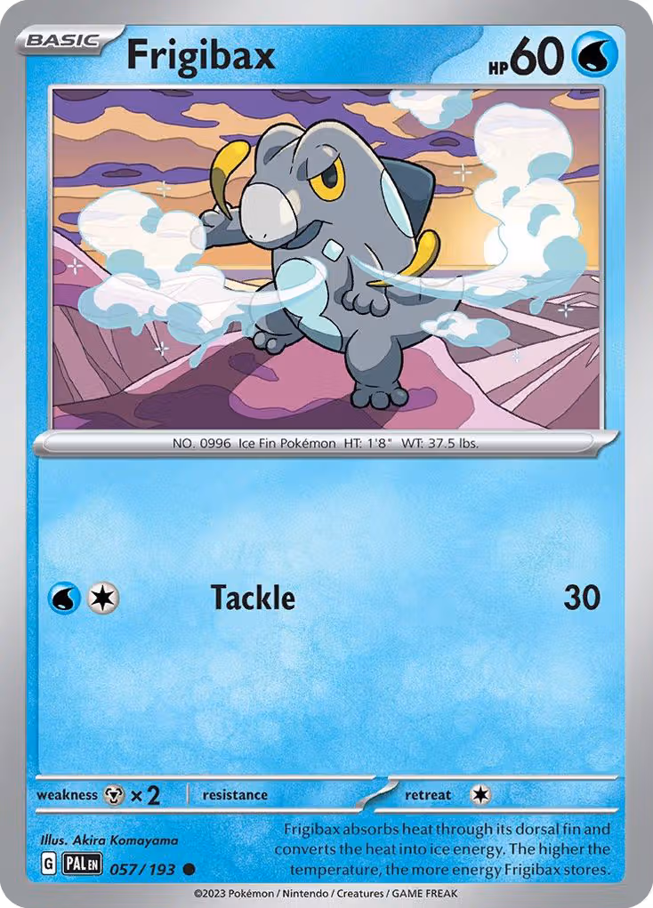Frigibax 57/193 Pokemon card