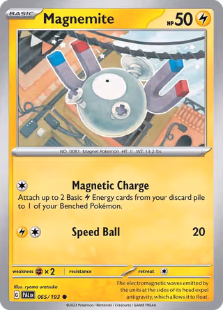 Magnemite 65/193 Pokemon card