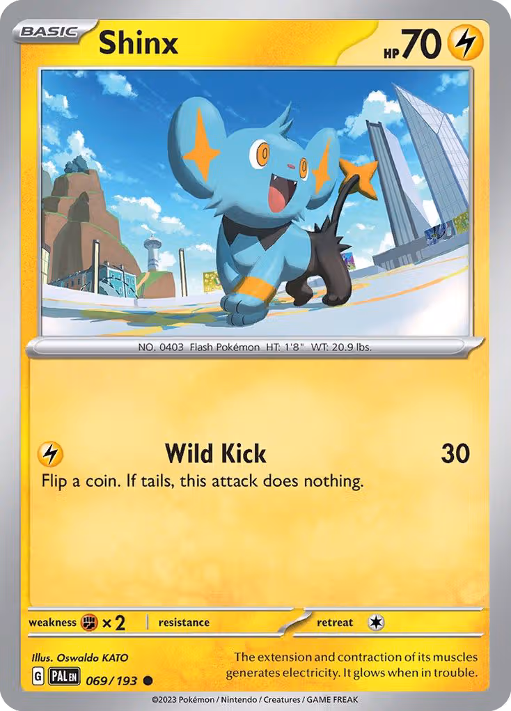 Shinx 69/193 Pokemon card