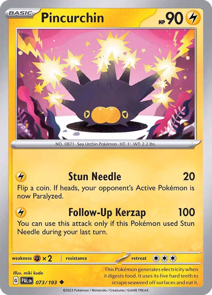Pincurchin 73/193 Pokemon card