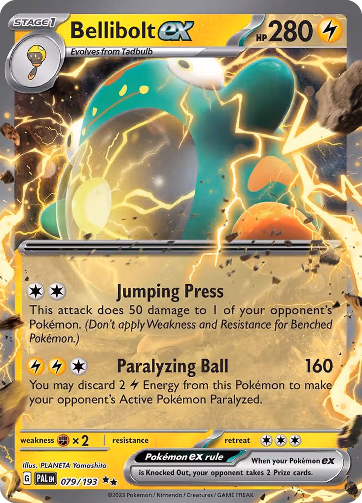 Bellibolt ex 79/193 Pokemon card