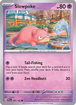 Slowpoke 85/193 Pokemon card