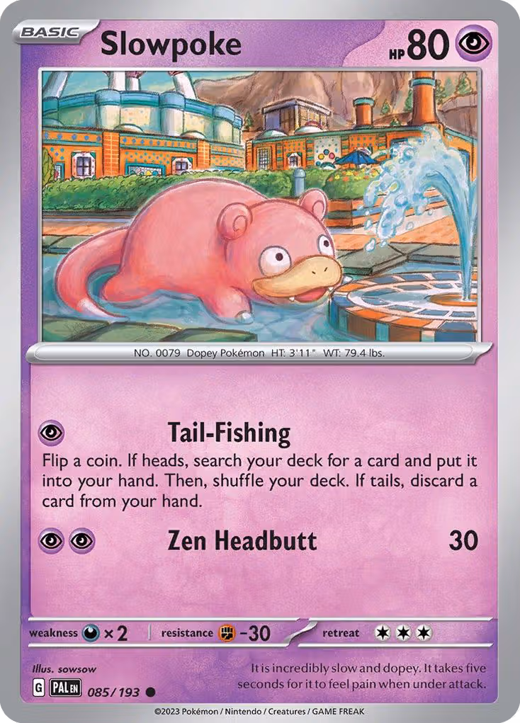 Slowpoke 85/193 Pokemon card