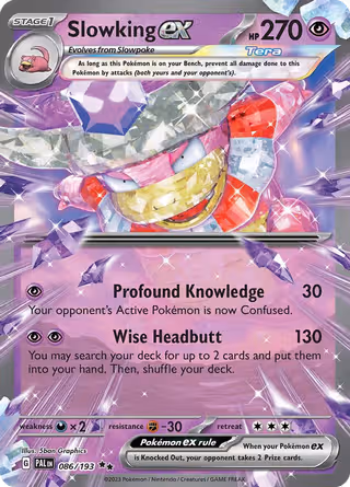Slowking ex 86/193 Pokemon card