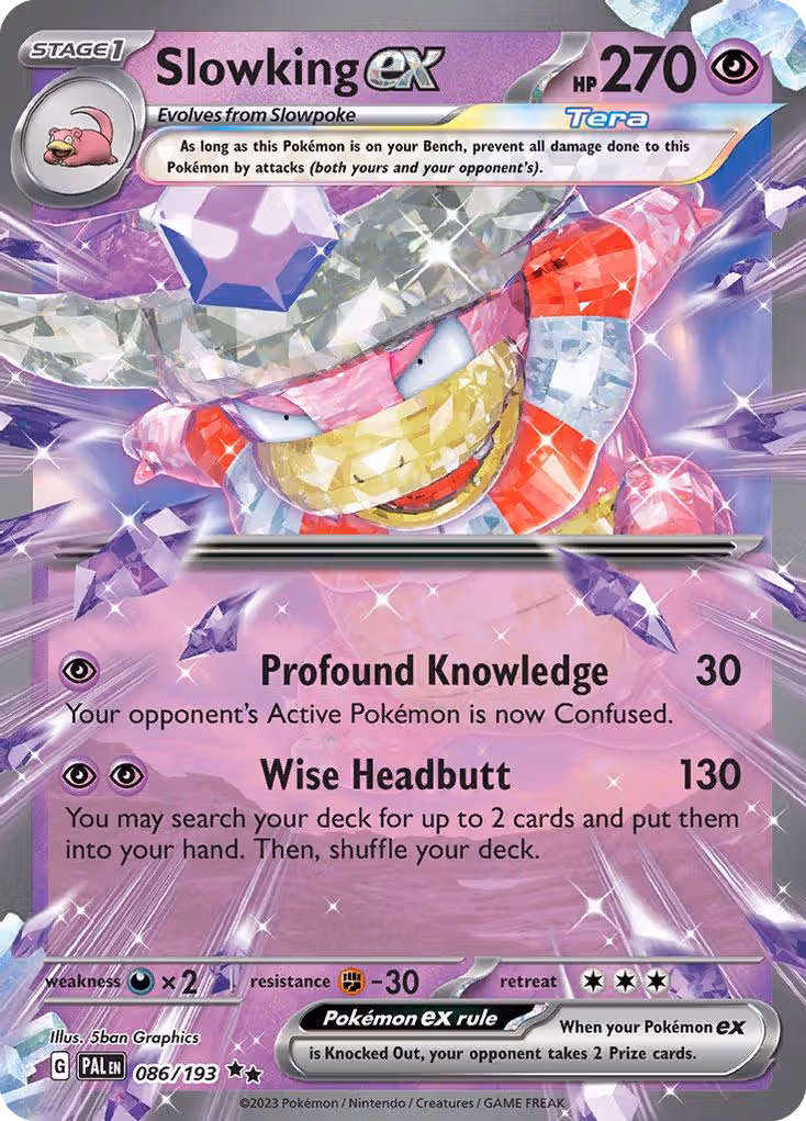 Slowking ex 86/193 Pokemon card