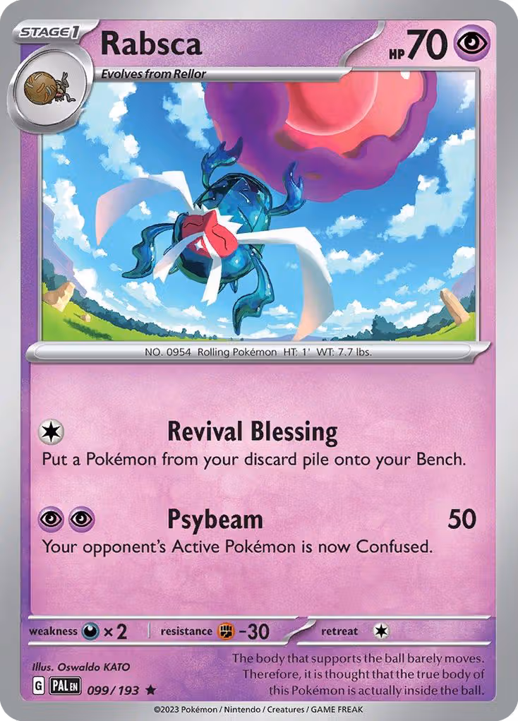 Rabsca 99/193 Pokemon card