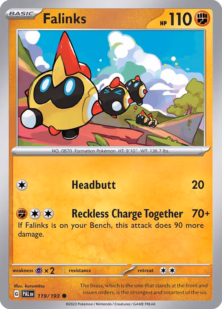 Falinks 119/193 Pokemon card