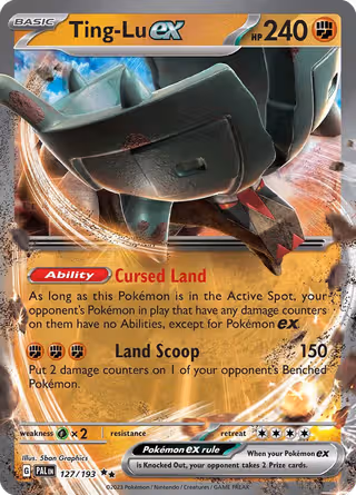 Ting-Lu ex 127/193 Pokemon card