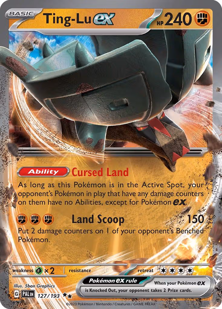 Ting-Lu ex 127/193 Pokemon card