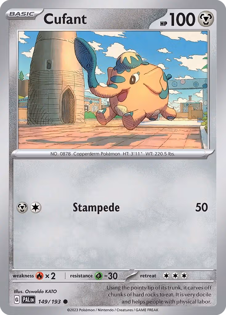 Cufant 149/193 Pokemon card