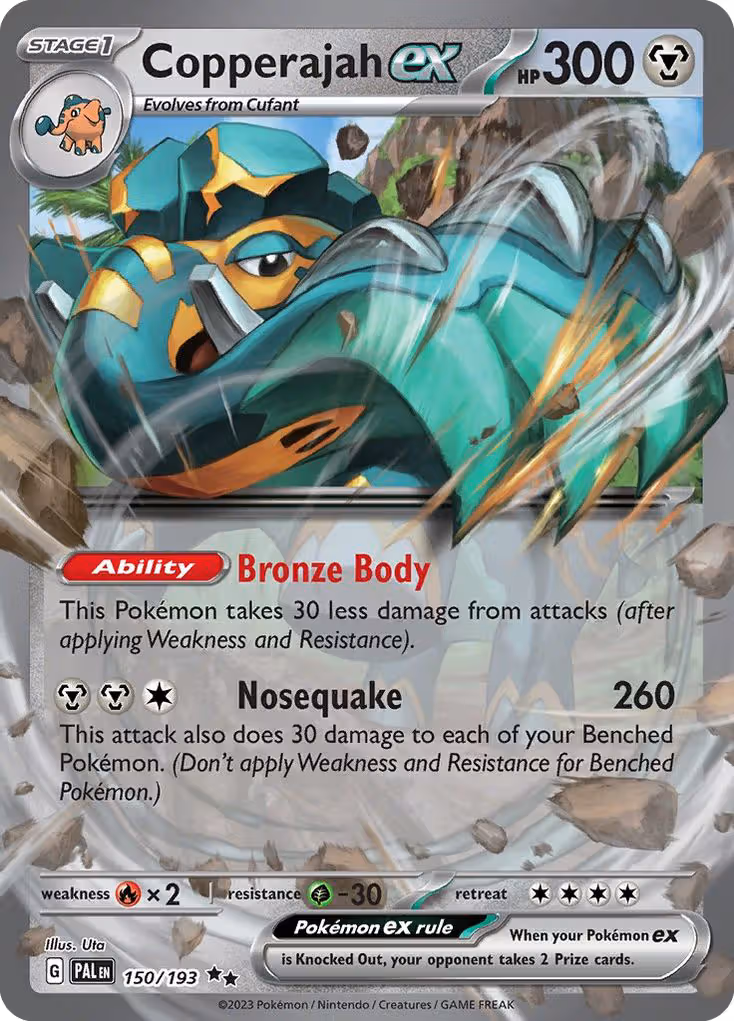 Copperajah ex 150/193 Pokemon card