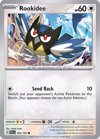 Rookidee 164/193 Pokemon card