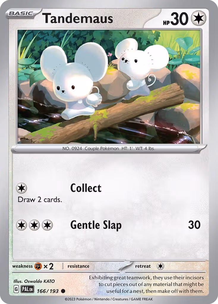 Tandemaus 166/193 Pokemon card