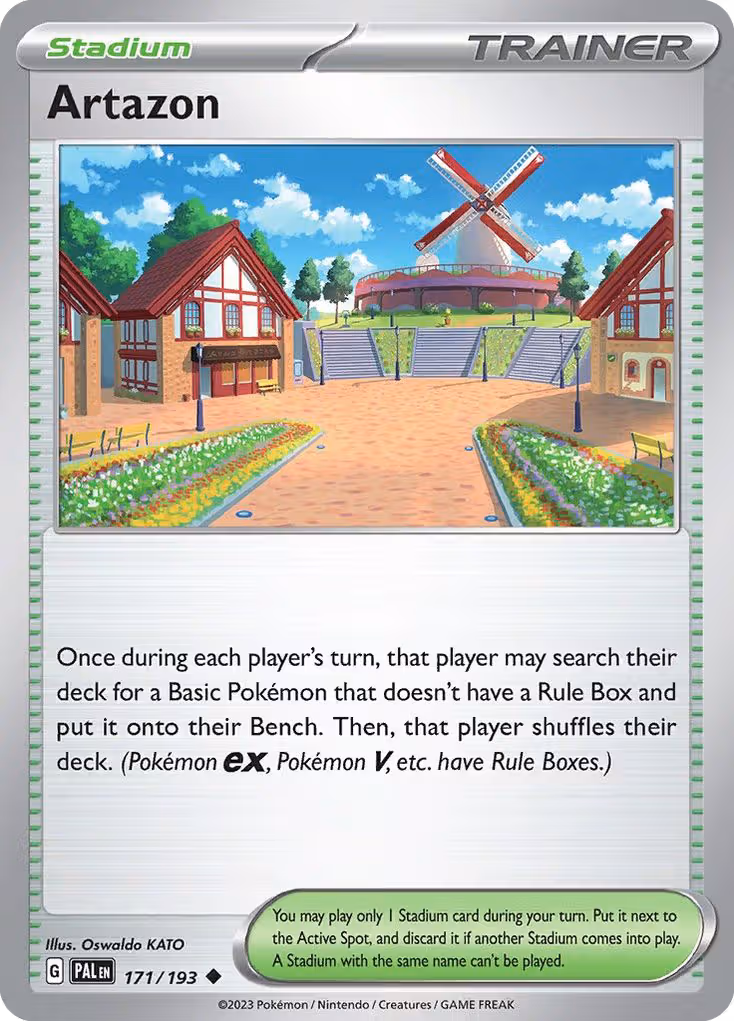 Artazon 171/193 Pokemon card
