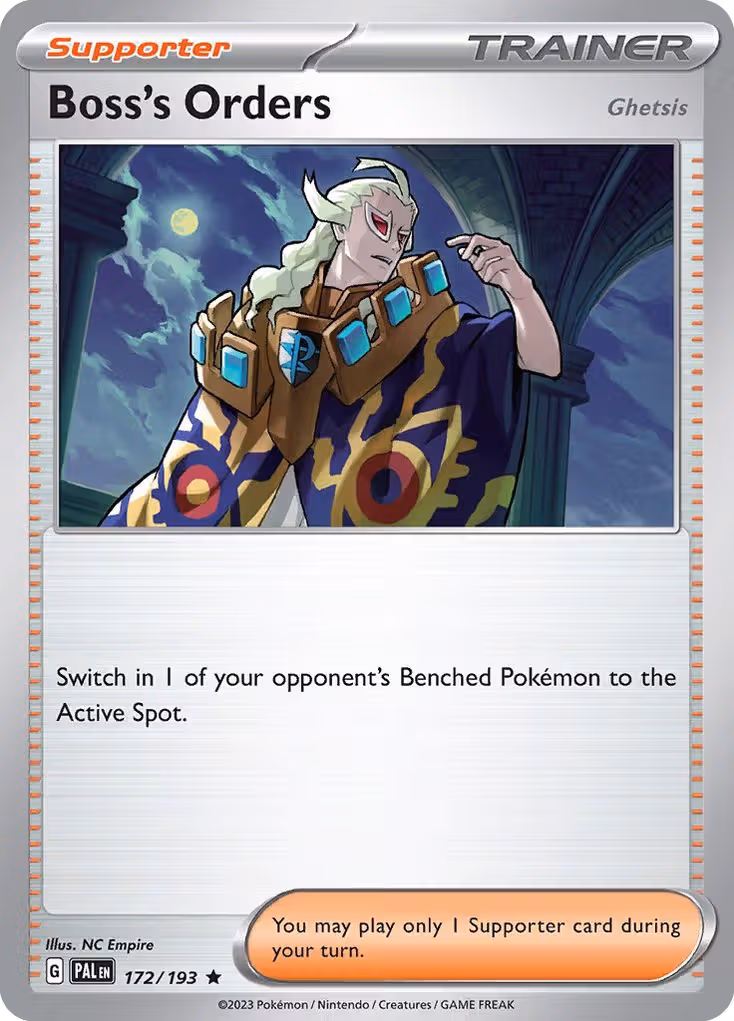 Boss's Orders 172/193 Pokemon card