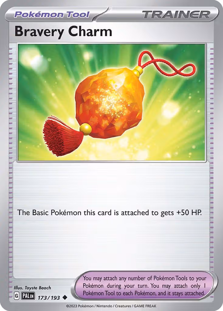 Bravery Charm 173/193 Pokemon card