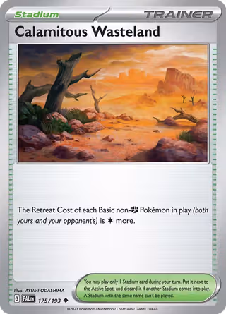 Calamitous Wasteland 175/193 Pokemon card