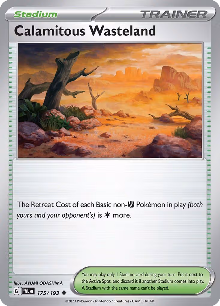 Calamitous Wasteland 175/193 Pokemon card