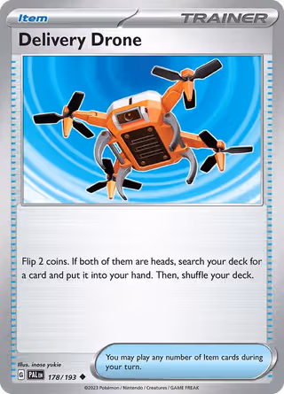 Delivery Drone 178/193 Pokemon card
