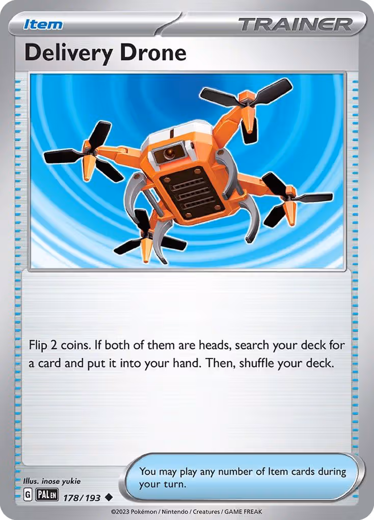 Delivery Drone 178/193 Pokemon card