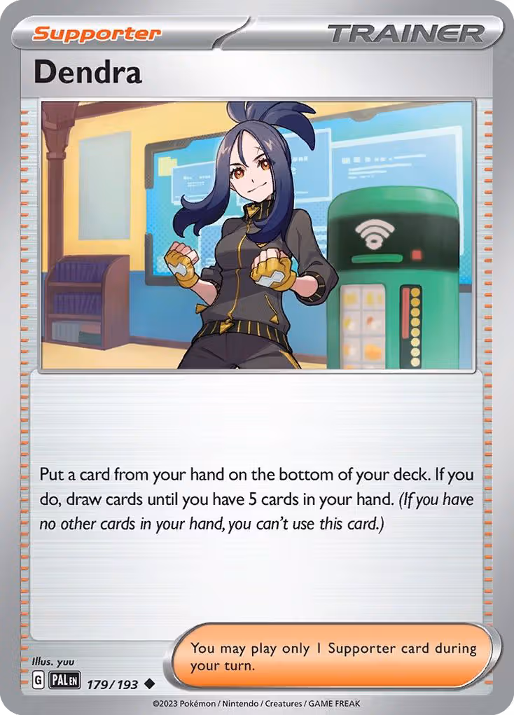Dendra 179/193 Pokemon card
