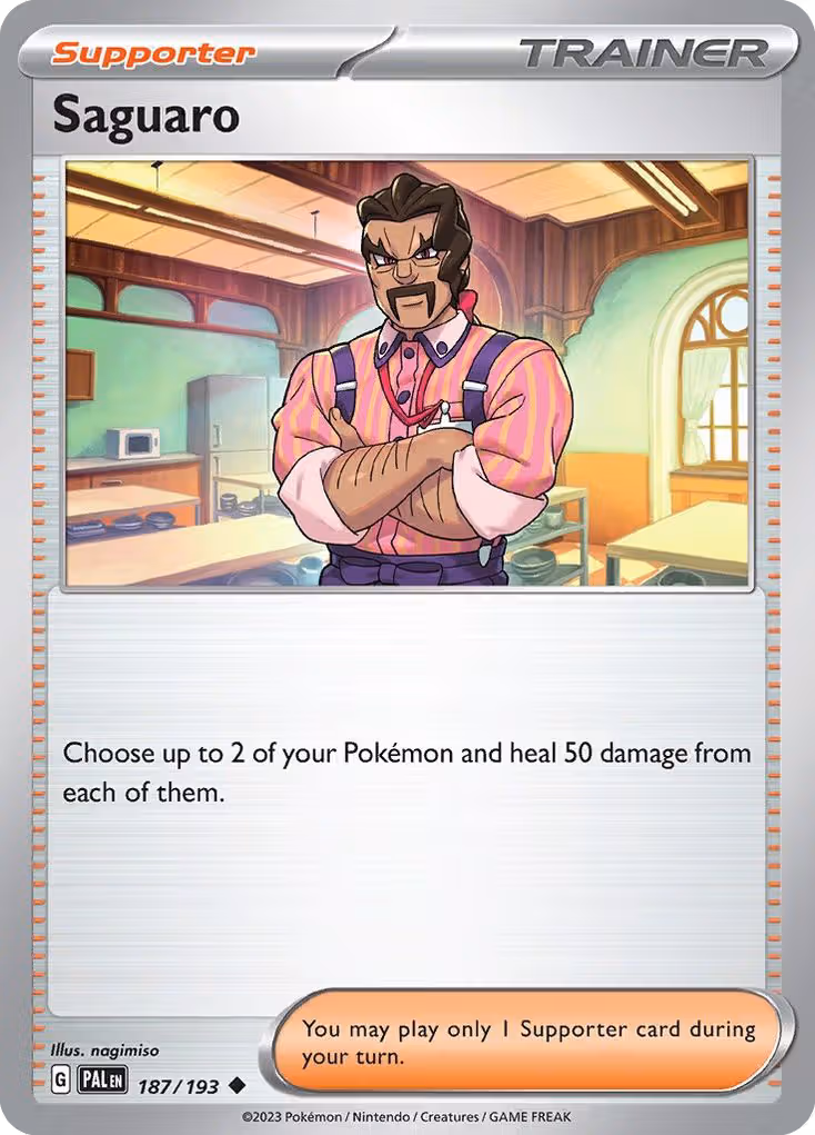 Saguaro 187/193 Pokemon card