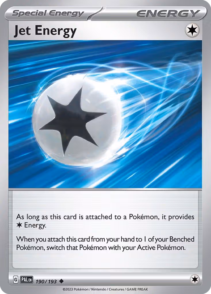 Jet Energy 190/193 Pokemon card