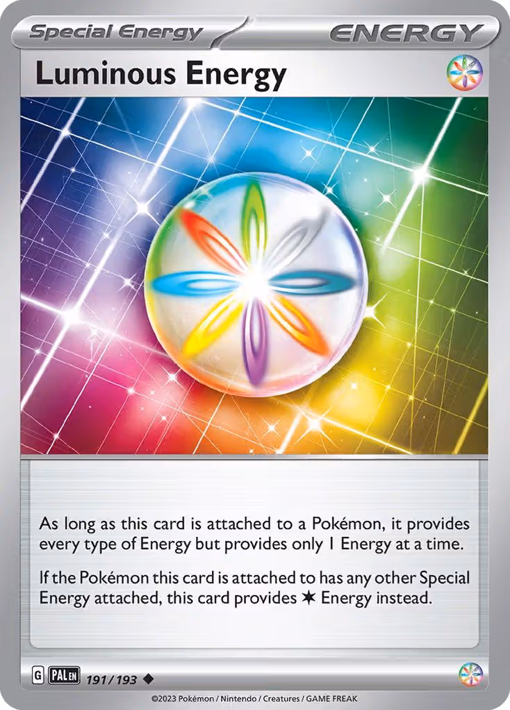 Luminous Energy 191/193 Pokemon card