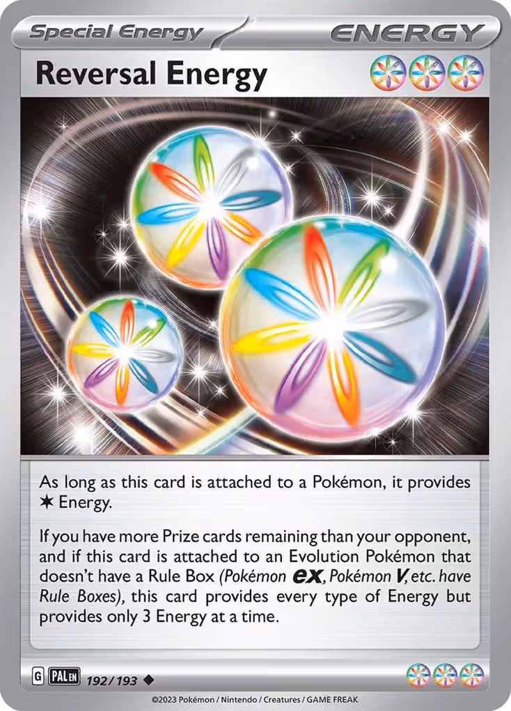 Reversal Energy 192/193 Pokemon card