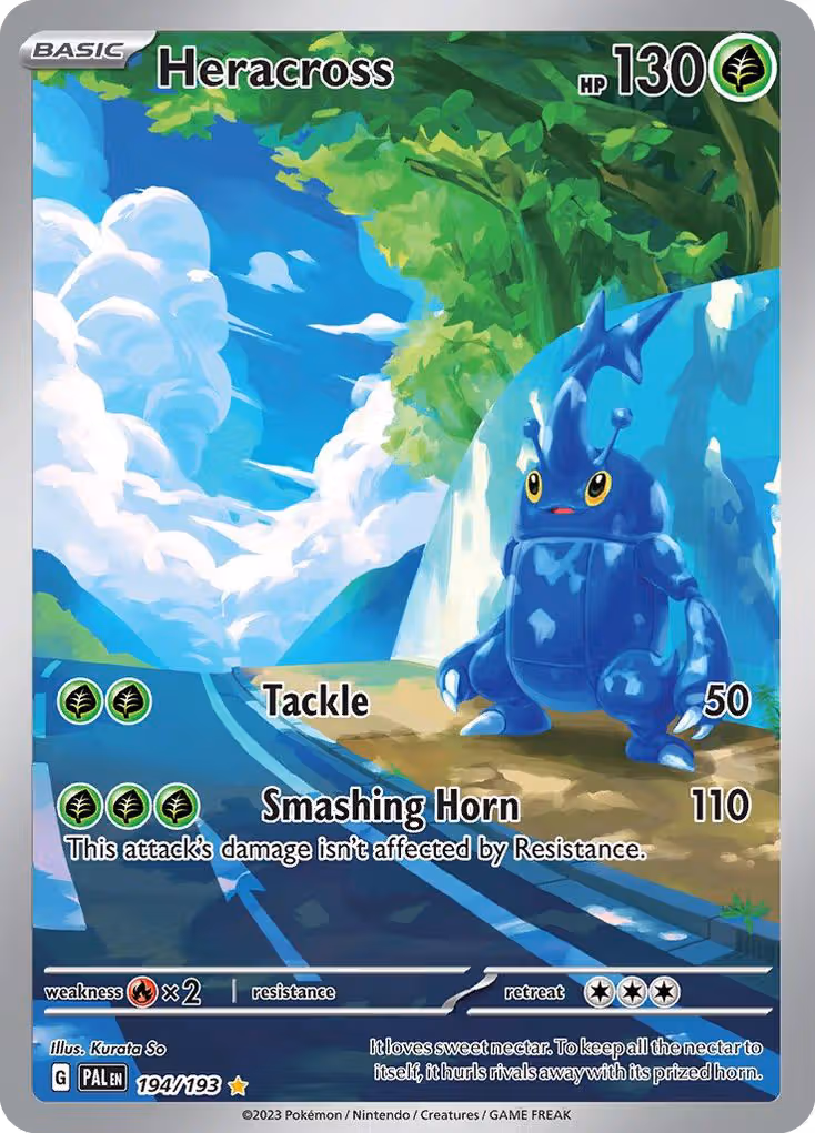 Heracross 194/193 Pokemon card