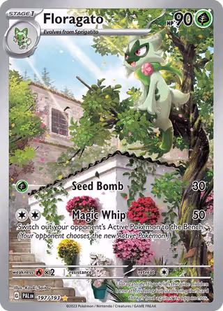 Floragato 197/193 Pokemon card