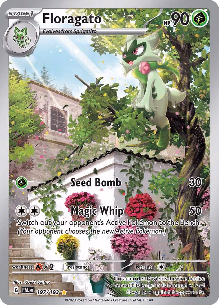 Floragato 197/193 Pokemon card