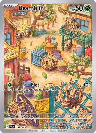 Bramblin 198/193 Pokemon card