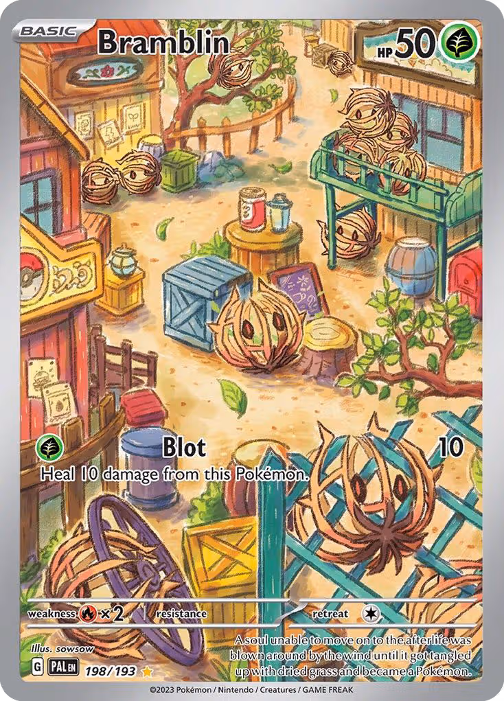 Bramblin 198/193 Pokemon card