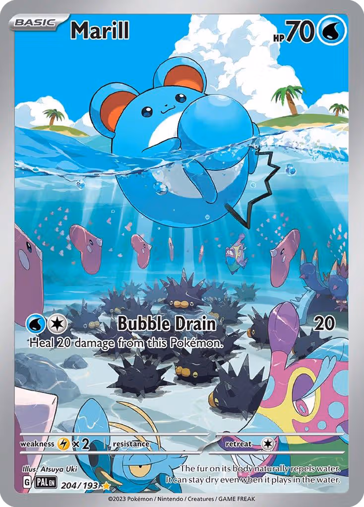Marill 204/193 Pokemon card