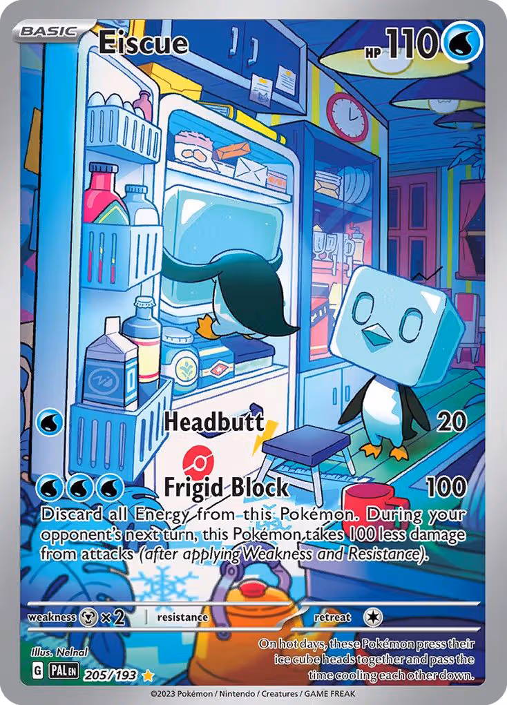 Eiscue 205/193 Pokemon card