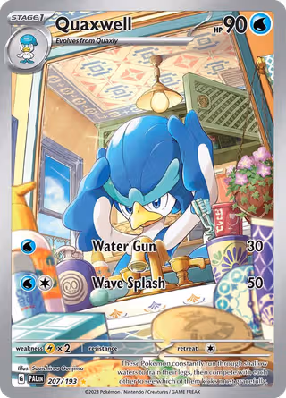 Quaxwell 207/193 Pokemon card