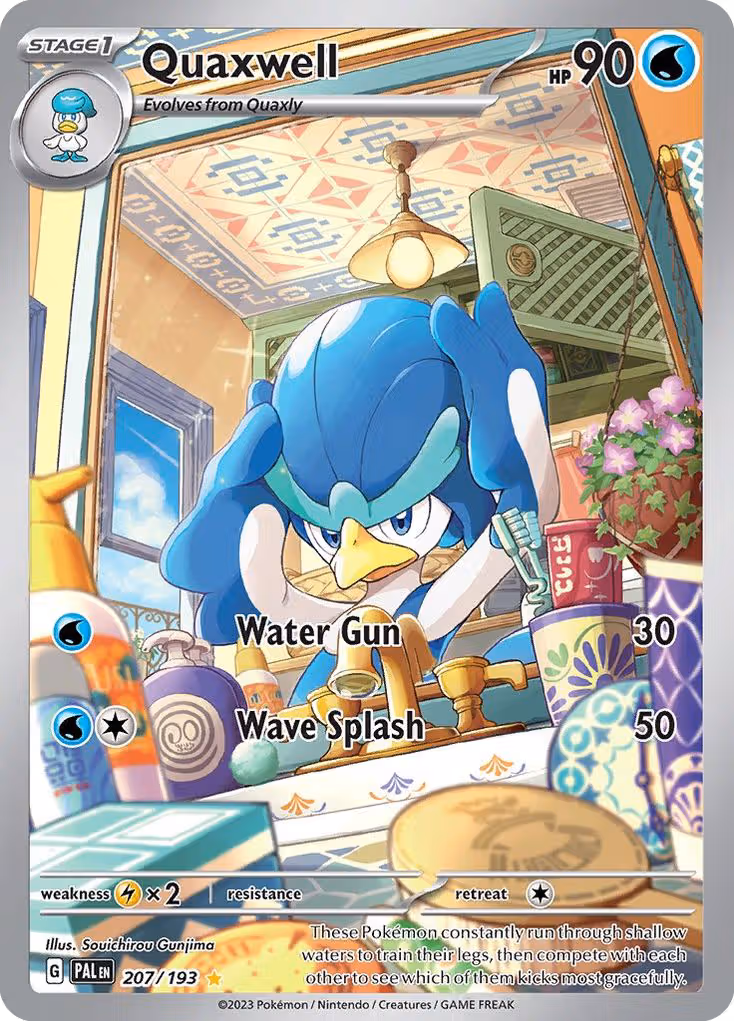 Quaxwell 207/193 Pokemon card