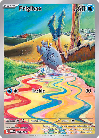 Frigibax 208/193 Pokemon card