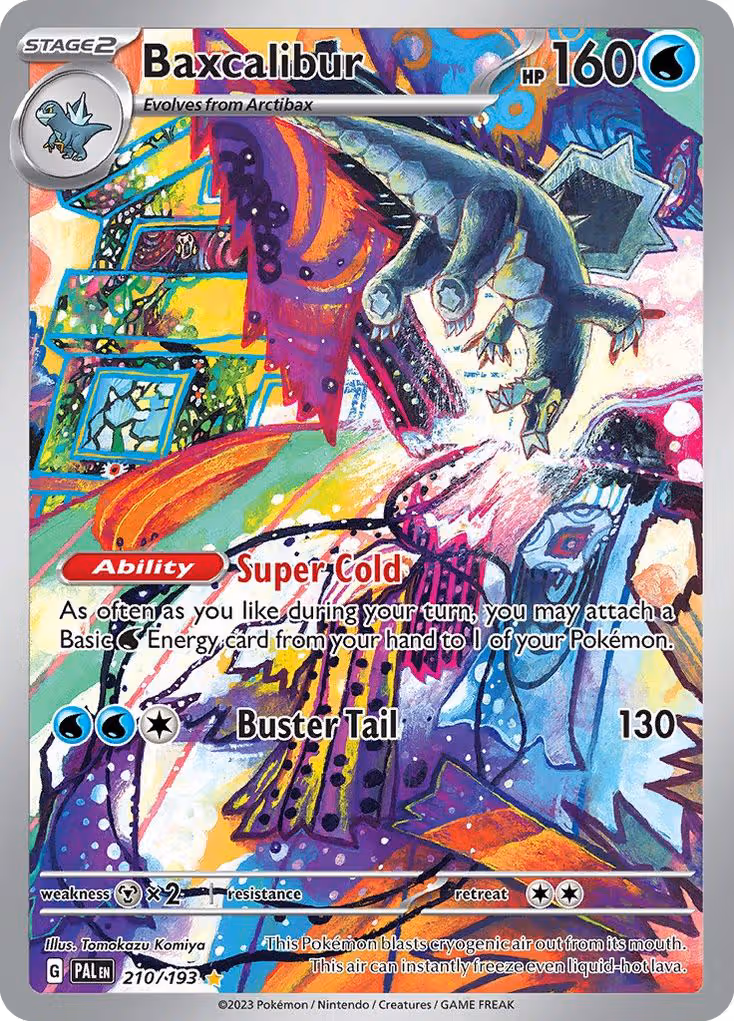 Baxcalibur 210/193 Pokemon card