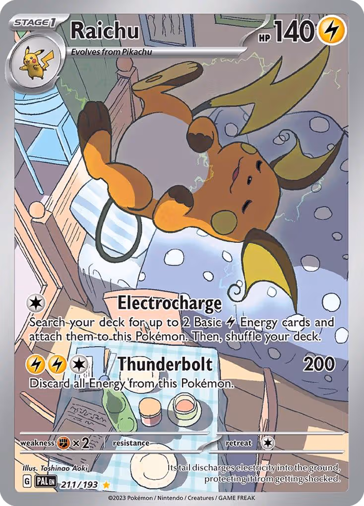 Raichu 211/193 Pokemon card