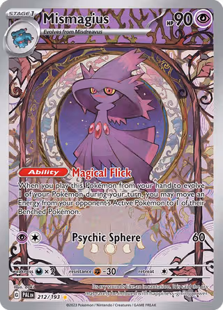 Mismagius 212/193 Pokemon card