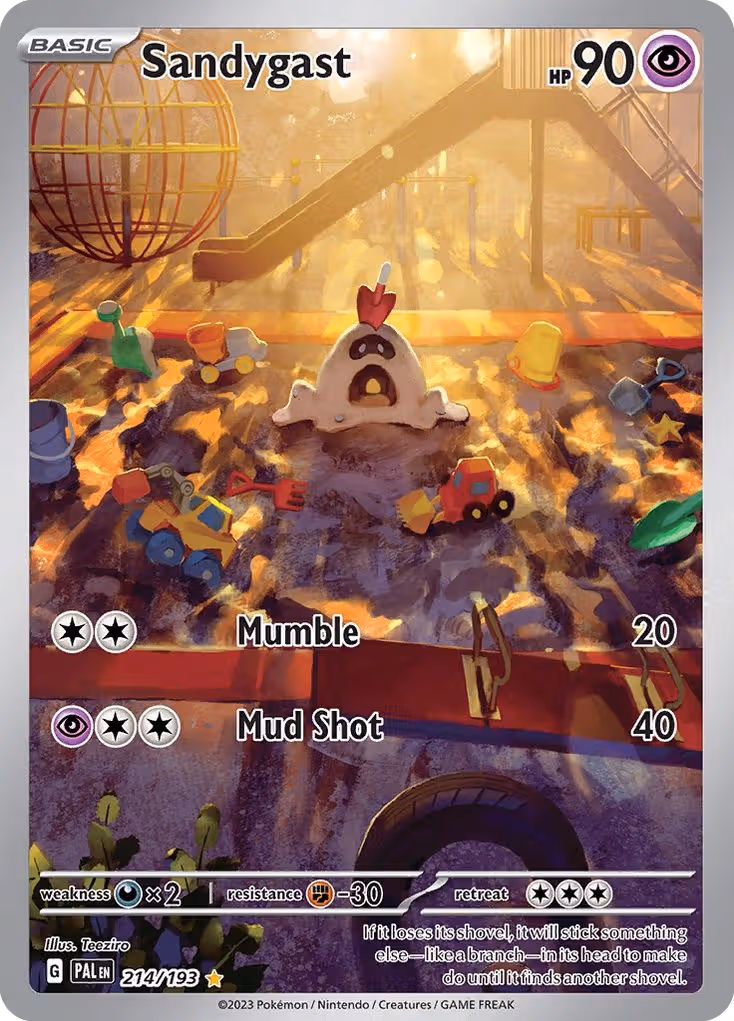 Sandygast 214/193 Pokemon card