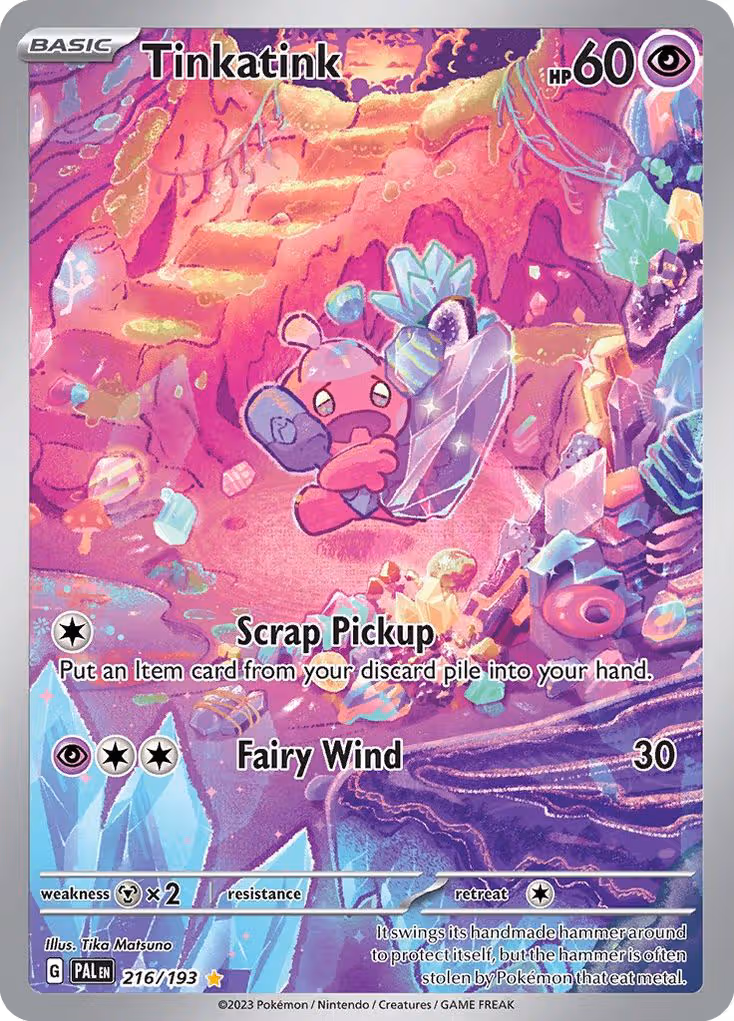 Tinkatink 216/193 Pokemon card