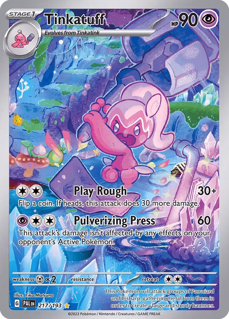 Tinkatuff 217/193 Pokemon card