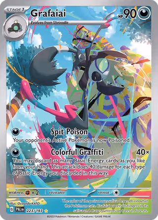 Grafaiai 223/193 Pokemon card