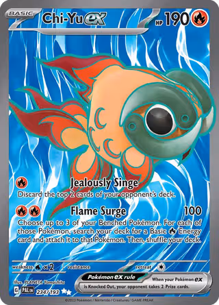 Chi-Yu ex 234/193 Pokemon card
