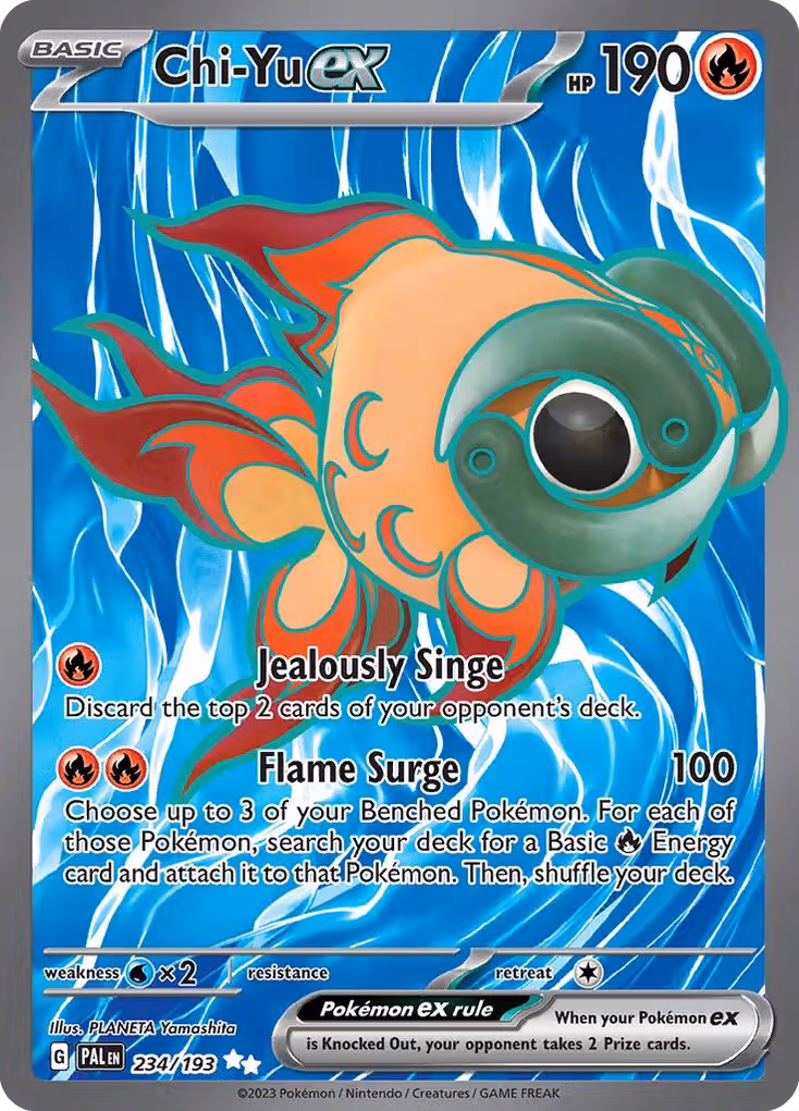 Chi-Yu ex 234/193 Pokemon card